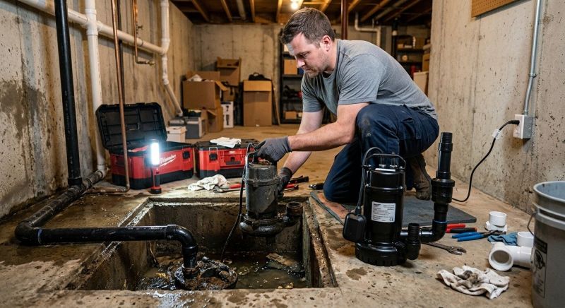 Ejector Pump Installation in Des Moines, IA