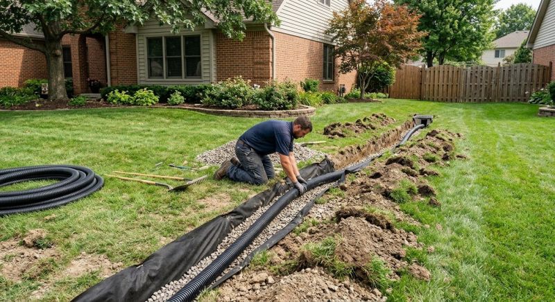 Yard Drainage Improvement in Birmingham, AL
