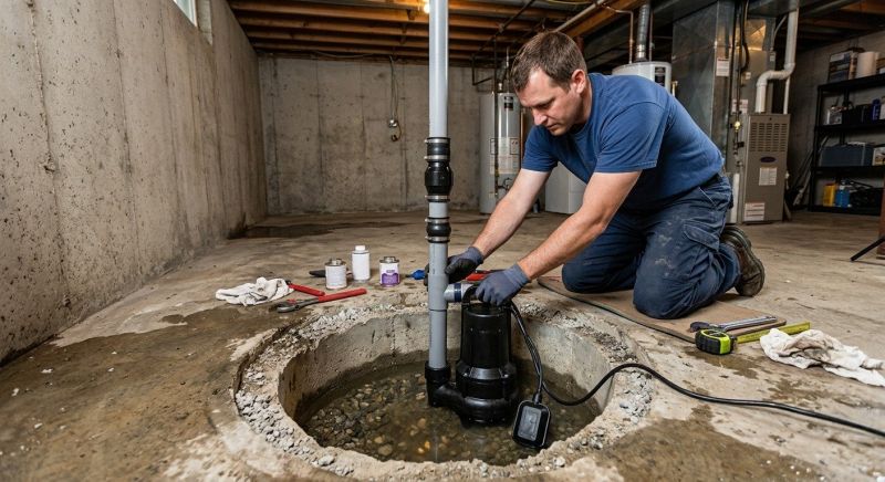 Basement Sump Pump Service in Des Moines, IA